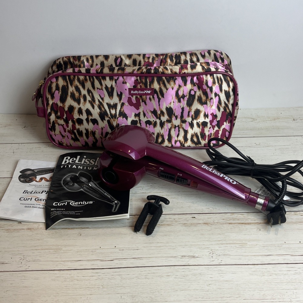 BeLissPro Curl Genius Professional Curl Machine with Carry Travel Bag Tested